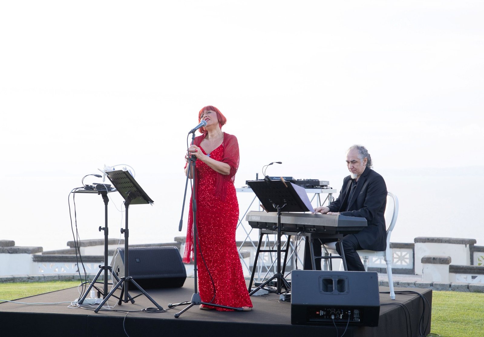 Live musical entertainment during an Italian incentive programme